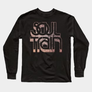 RETRO SOUL TRAIN VINTAGE COLOR Long Sleeve T-Shirt